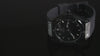 black rubber silicone minimalist mens watches